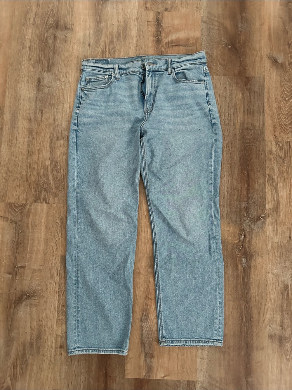American Eagle Outfitters Light Blue Straight Jeans